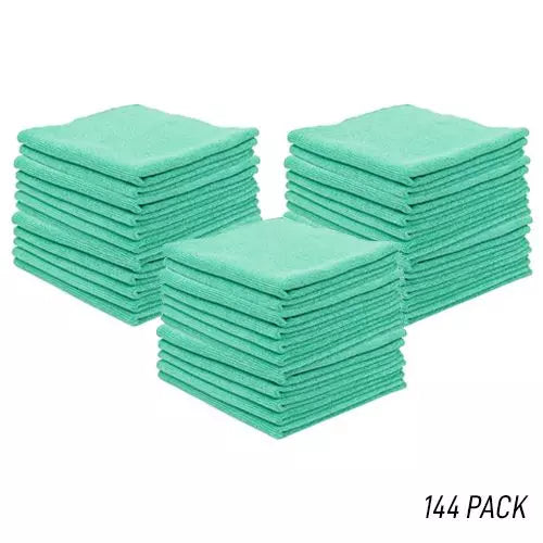 Workhorse Microfiber Towel 40x40cm Groen - 144 Pack