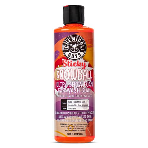 CHEMICAL GUYS - Sticky Snowball Snow Foam Shampoo 473ML - Detailaddicts